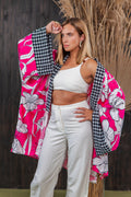 BRING ME FLOWERS oversized kimono jacket